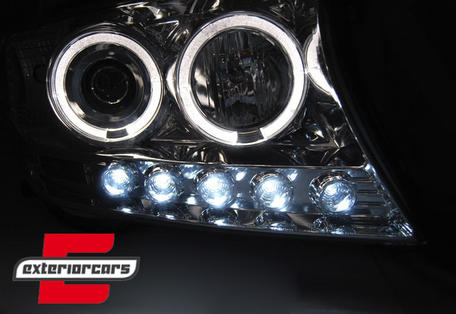Prednja svjetla Angel Eyes (chrome) / Toyota Land Cruiser FJ200 (2007-2012), LPTO32