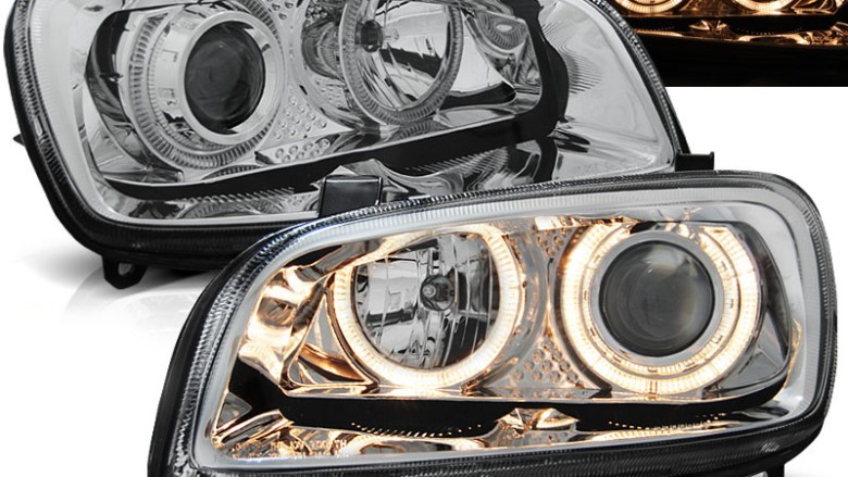 Prednja svjetla Angel Eyes (chrome) / Toyota RAV 4 (1994-2000), LPTO11