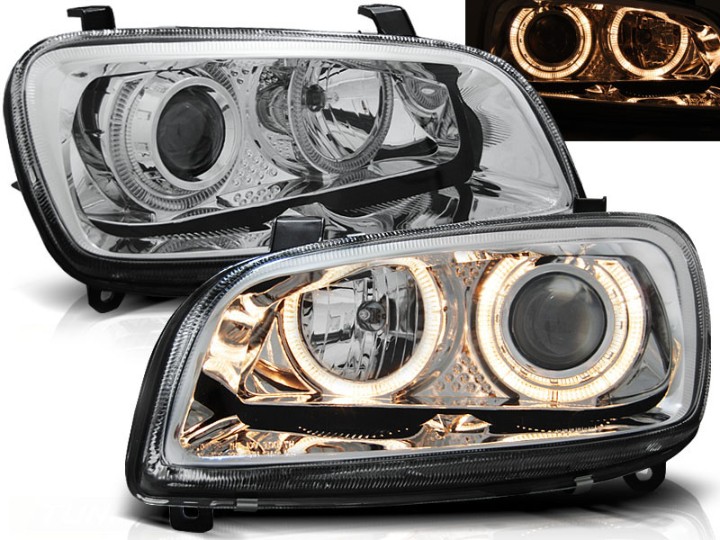 Prednja svjetla Angel Eyes (chrome) / Toyota RAV 4 (1994-2000), LPTO11