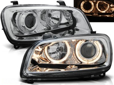 Prednja svjetla Angel Eyes (chrome) / Toyota RAV 4 (1994-2000), LPTO11