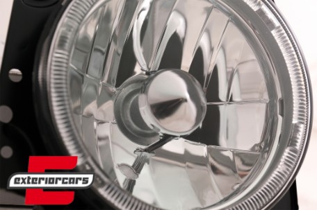 Prednja svjetla Angel Eyes (chrome) / Volkswagen Golf 2 (08.1983-08.1991), LPVW21