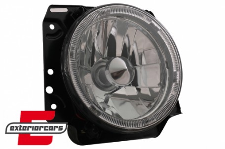 Prednja svjetla Angel Eyes (chrome) / Volkswagen Golf 2 (08.1983-08.1991), LPVW21