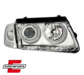 Prednja svjetla Angel Eyes (chrome) / Volkswagen Passat B5 3B (11.1996-08.2000), LPVW25
