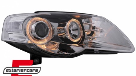Prednja svjetla Angel Eyes (chrome) / Volkswagen Passat B6 3C (03.2005-2010), LPVWC5