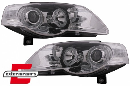 Prednja svjetla Angel Eyes (chrome) / Volkswagen Passat B6 3C (03.2005-2010), LPVWC5