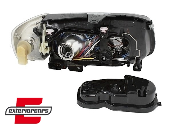 Prednja svjetla Angel Eyes (chrome) / Volkswagen Polo (10.1999-10.2001), LPVW57