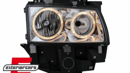 Prednja svjetla Angel Eyes (chrome) / VW Transporter T4 BUS (08.1996-03.2003), LPVW27