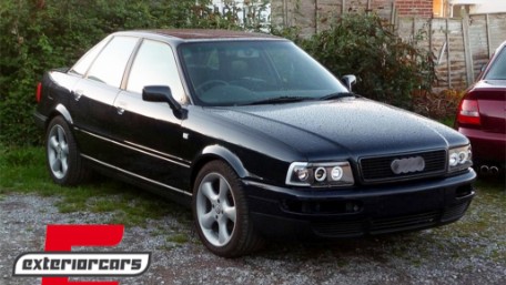 Prednja svjetla Angel Eyes (crna) / Audi 80 B4 (1991-1996), LPAU30