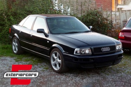 Prednja svjetla Angel Eyes (crna) / Audi 80 B4 (1991-1996), LPAU30