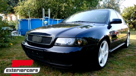 Prednja svjetla Angel Eyes (crna) / Audi A4 B5 (1994-12.1998), LPAU11