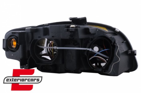 Prednja svjetla Angel Eyes (crna) / Audi A4 B7 (2004-2008), LPAU58
