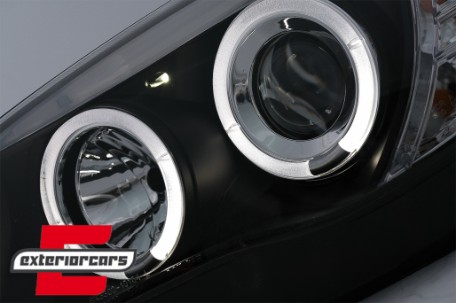 Prednja svjetla Angel Eyes (crna) / BMW serije 1 E81 E82 E87 E88 (2004-2011), LPBM80