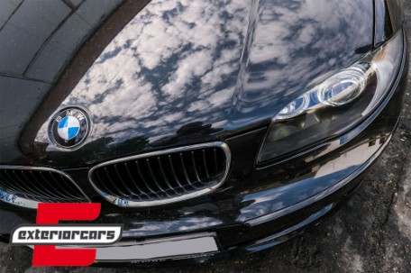 Prednja svjetla Angel Eyes (crna) / BMW serije 1 E81 E82 E87 E88 (2004-2011), LPBMD5