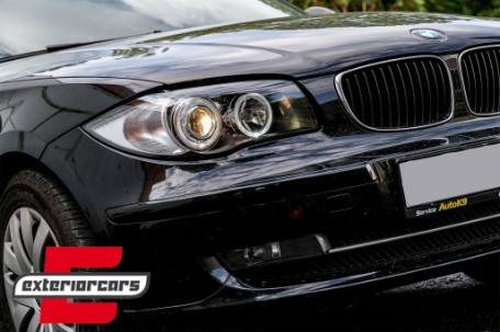 Prednja svjetla Angel Eyes (crna) / BMW serije 1 E81 E82 E87 E88 (2004-2011), LPBMD5