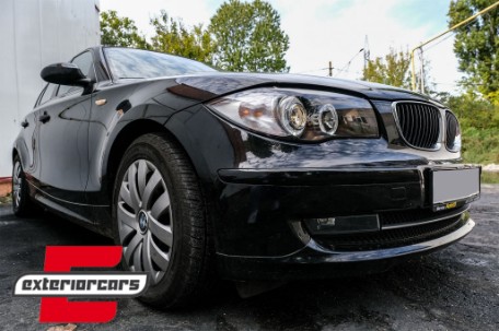Prednja svjetla Angel Eyes (crna) / BMW serije 1 E81 E82 E87 E88 (2004-2011), LPBMD5