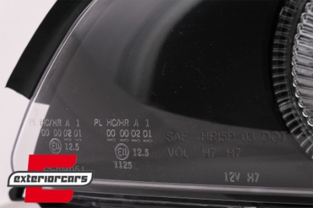 Prednja svjetla Angel Eyes (crna) / BMW serije 5 E39 (09.1995-06.2003), LPBM09