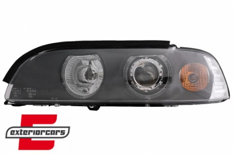 Prednja svjetla Angel Eyes (crna) / BMW serije 5 E39 (09.1995-06.2003), LPBMA9