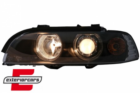 Prednja svjetla Angel Eyes (crna) / BMW serije 5 E39 (09.1995-06.2003), LPBMA9