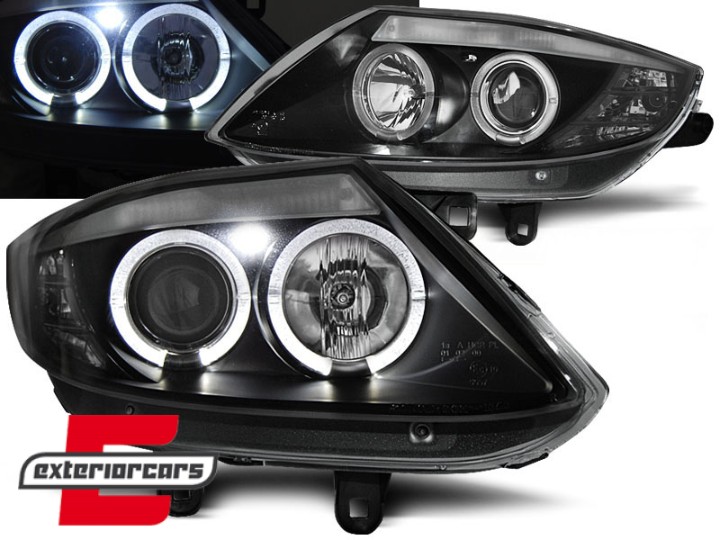 Prednja svjetla Angel Eyes (crna) / BMW Z4 E85 E86 (2002-2008), LPBM78