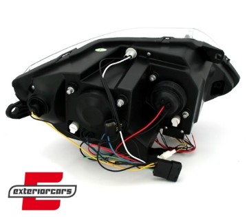 Prednja svjetla Angel Eyes (crna) / BMW Z4 E85 E86 (2002-2008), LPBM78
