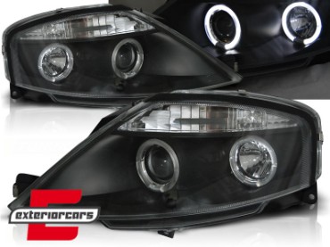 Prednja svjetla Angel Eyes (crna) / Citroen C3 (2002-2009), LPCI06