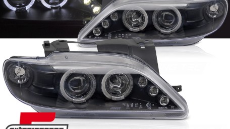 Prednja svjetla Angel Eyes (crna) / Citroen Xsara (1997-2000), LPCI14