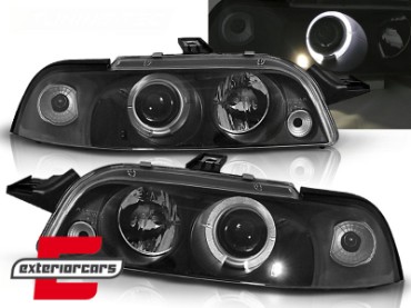 Prednja svjetla Angel Eyes (crna) / Fiat Punto 1 (1993-1999), LPFI09
