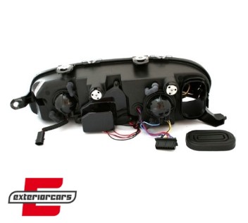 Prednja svjetla Angel Eyes (crna) / Fiat Punto 2 (1999-06.2003), LPFI02