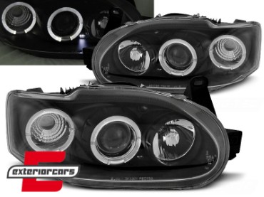 Prednja svjetla Angel Eyes (crna) / Ford Escort Mk6 (02.1995-2000), LPFO06