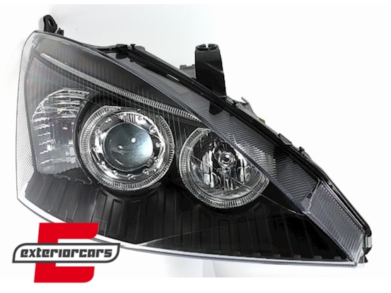 Prednja svjetla Angel Eyes (crna) / Ford Focus (1998-10.2001), LPFO42