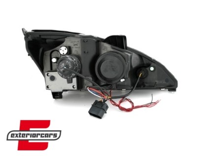 Prednja svjetla Angel Eyes (crna) / Ford Focus Facelift (11.2001-2004), LPFO02