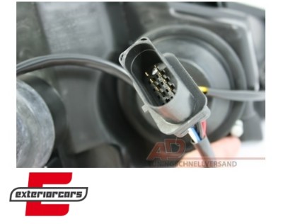 Prednja svjetla Angel Eyes (crna) / Ford Focus Facelift (11.2001-2004), LPFO02