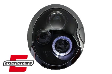 Prednja svjetla Angel Eyes (crna) / Mini Cooper R50 R52 R53 (2001-2008), LPMC02