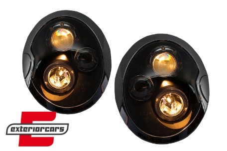 Prednja svjetla Angel Eyes (crna) / Mini Cooper R50 R52 R53 (2001-2008), LPMC02