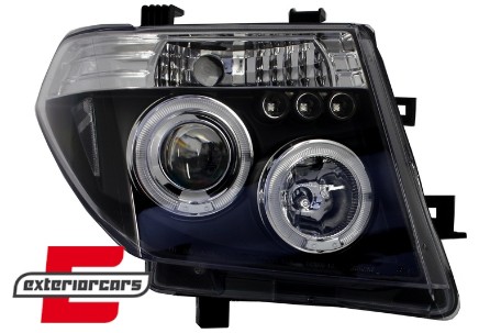 Prednja svjetla Angel Eyes (crna) / Nissan Navara D40 (2004-2009) Nissan Pathfinder R51 (2005-2008), LPNI06