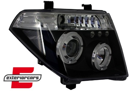 Prednja svjetla Angel Eyes (crna) / Nissan Navara D40 (2004-2009) Nissan Pathfinder R51 (2005-2008), LPNI06