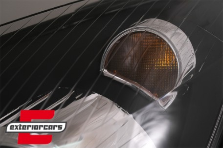 Prednja svjetla Angel Eyes (crna) / Opel Astra H (2004-2010), LPOP72
