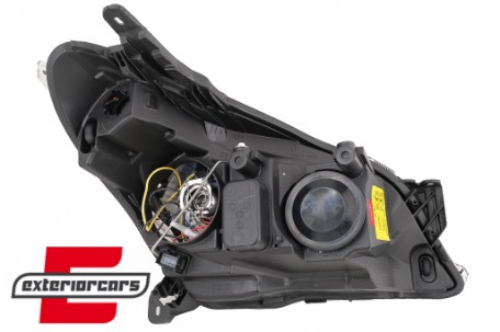 Prednja svjetla Angel Eyes (crna) / Opel Astra H (2004-2010), LPOP72
