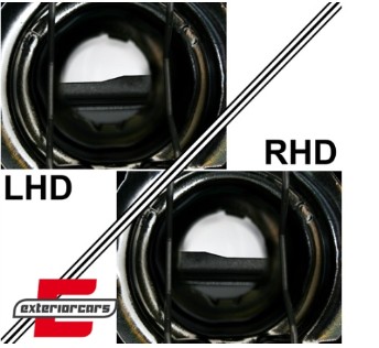 Prednja svjetla Angel Eyes (crna) / Opel Astra H (2004-2010), LPOP72