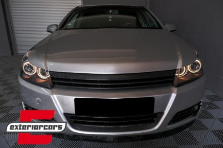 Prednja svjetla Angel Eyes (crna) / Opel Astra H (2004-2010), LPOP72