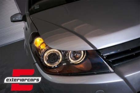 Prednja svjetla Angel Eyes (crna) / Opel Astra H (2004-2010), LPOP72