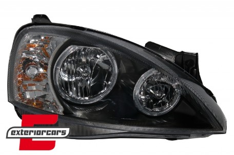 Prednja svjetla Angel Eyes (crna) / Opel Corsa C (2000-2006), LPOP93