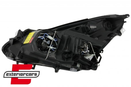 Prednja svjetla Angel Eyes (crna) / Opel Corsa D (04.2006-2011), LPOP70