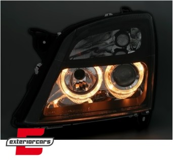 Prednja svjetla Angel Eyes (crna) / Opel Vectra C Signum (2002-2005), LPOP33