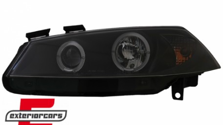 Prednja svjetla Angel Eyes (crna) / RENAULT MEGANE 2 (2002-2005), LPRE12