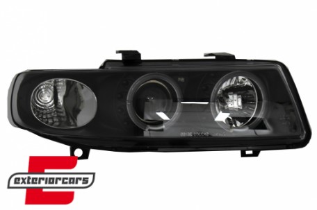 Prednja svjetla Angel Eyes (crna) / Seat Leon Toledo (1999-2004), LPSE02