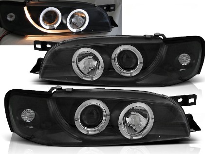 Prednja svjetla Angel Eyes (crna) / Subaru Impreza I GM, GC, GF (05.1993-2000), LPSU02