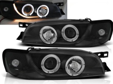 Prednja svjetla Angel Eyes (crna) / Subaru Impreza I GM, GC, GF (05.1993-2000), LPSU02
