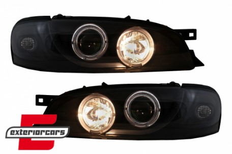 Prednja svjetla Angel Eyes (crna) / Subaru Impreza I GM, GC, GF (05.1993-2000), LPSU02