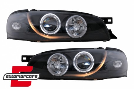 Prednja svjetla Angel Eyes (crna) / Subaru Impreza I GM, GC, GF (05.1993-2000), LPSU02